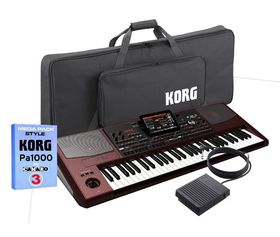 KORG PA1000 - profesjonalny aranżer + pakiet styli + pokrowiec + pedał nożny - GWARANCJA 3 LATA