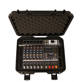 Novox PC1000 MIC - powermikser + 2 mikrofony bezprzewodowe