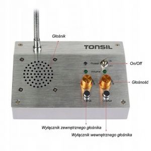 Tonsil Duplex WA 440 - interkom kasowy, urządzenie do okienek, mównica