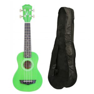 Arrow PB10 GR Soprano Green - ukulele sopranowe z pokrowcem