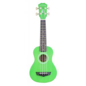 Arrow PB10 GR Soprano Green - ukulele sopranowe z pokrowcem