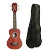 Arrow PB10 NT Natural Dark Top - ukulele sopranowe z pokrowcem