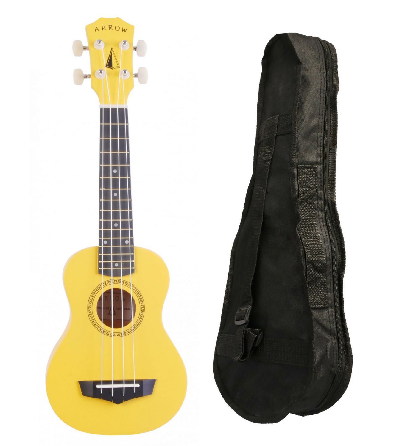 Arrow PB10 YW Soprano Yellow - ukulele sopranowe z pokrowcem