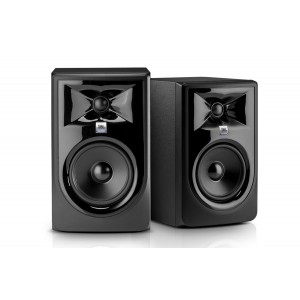 JBL 2x 306P MkII - monitory studyjne aktywne + statywy