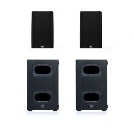 QSC 2x K10.2 + 2x KS112 - zestaw nagłośnieniowy