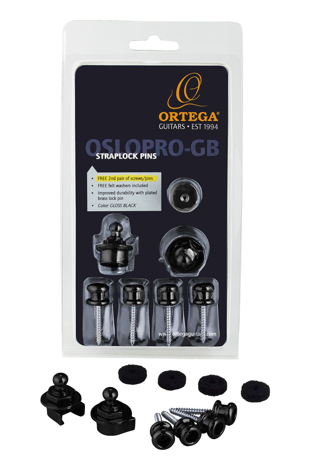 Ortega OSLOPRO-GB - straplock do gitary