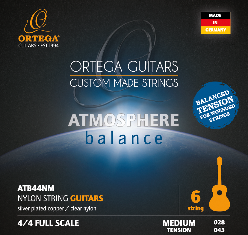 Ortega ATB44NM - struny do gitary klasycznej