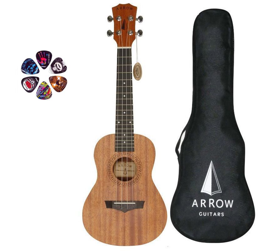 Arrow MH10 MH Concert Mahogany - ukulele koncertowe zestaw