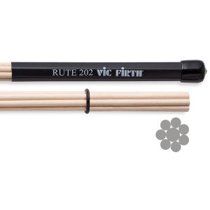 VIC FIRTH RUTE202 miotełka do zestawu perkusyjnego