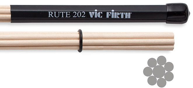 VIC FIRTH RUTE202 miotełka do zestawu perkusyjnego