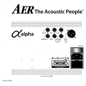 AER ALPHA PLUS combo do gitary akustycznej