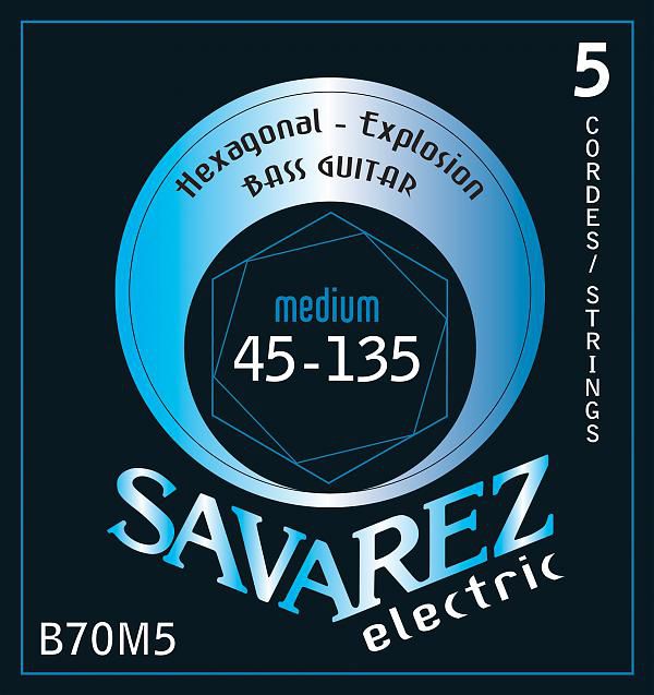 SAVAREZ SA B70 M5 komplet strun do basu elektrycznego SAVAREZ SA B70 M5 komplet strun do basu elektrycznego