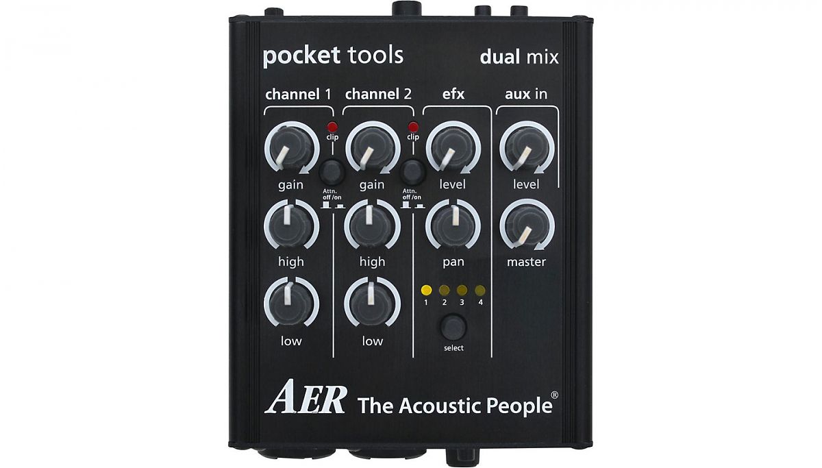 AER POCKET TOOLS DUAL MIX 2 przedwzmacniacz gitarowy AER POCKET TOOLS DUAL MIX 2 przedwzmacniacz gitarowy