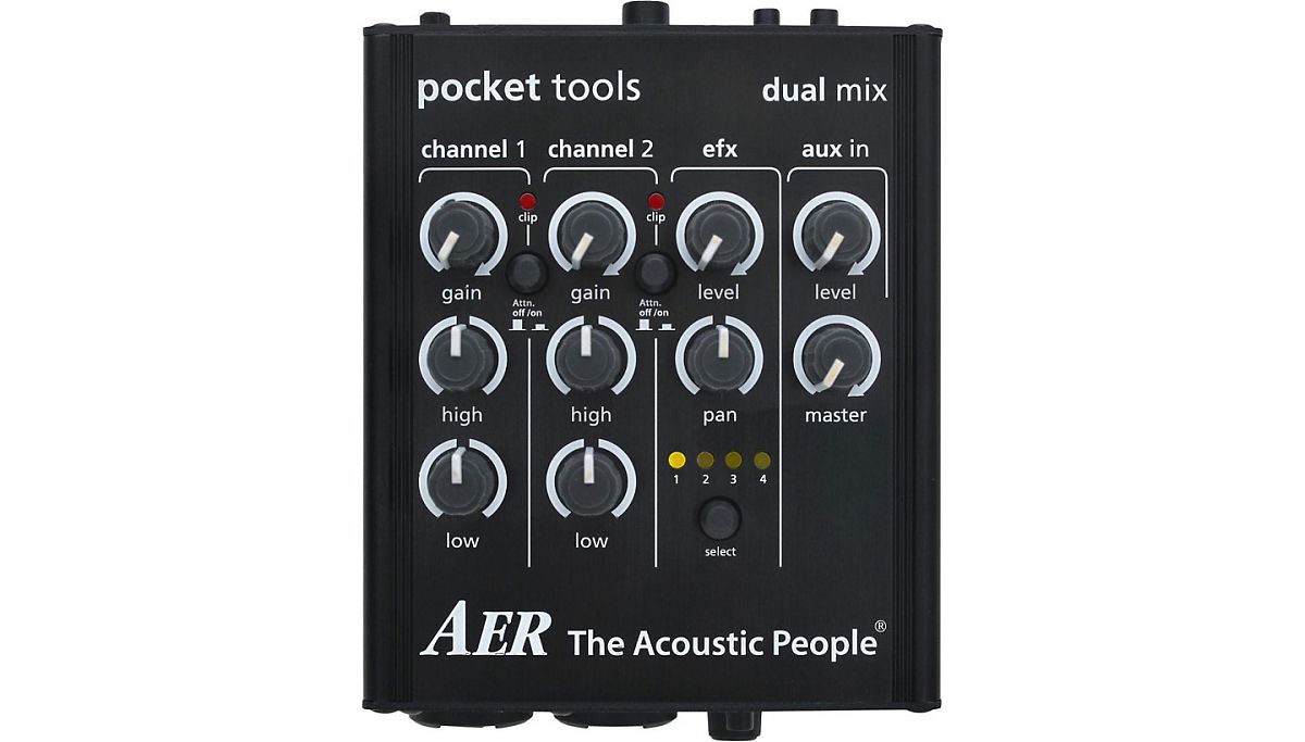 AER POCKET TOOLS DUAL MIX 2 przedwzmacniacz gitarowy