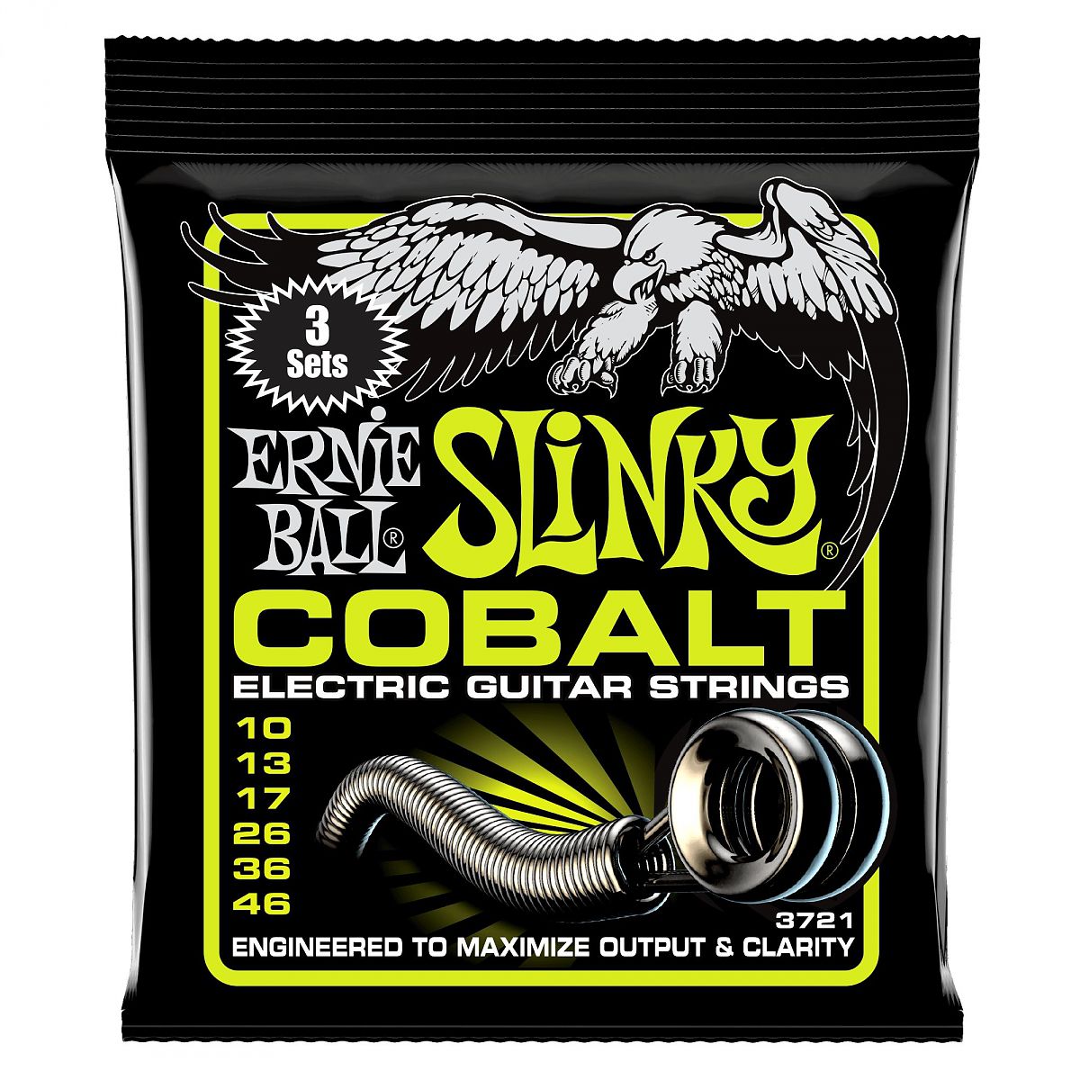 ERNIE BALL EB 3721 komplet strun do gitary elektrycznej ERNIE BALL EB 3721 komplet strun do gitary elektrycznej