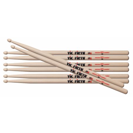 VIC FIRTH 2B + 2B 4Pack pałki do zestawów perkusyjnych