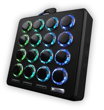 DJ TECHTOOLS- MIDI FIGHTER 3D BLACK