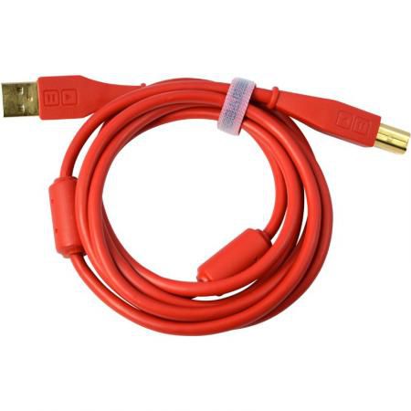 DJ TECHTOOLS- Chroma Cable USB 1.5 m- prosty- czerwony