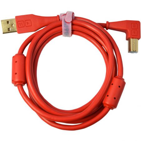 DJ TECHTOOLS- Chroma Cable USB 1.5 m- łamany- czerwony