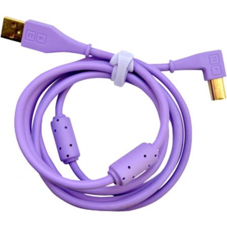 DJ TECHTOOLS- Chroma Cable USB 1.5 m- łamany- fioletowy