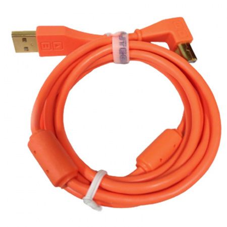 DJ TECHTOOLS- Chroma Cable USB 1.5 m- łamany- pomarańczowy