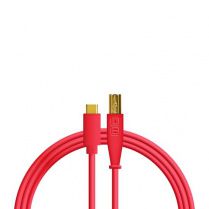 DJ TECHTOOLS- Chroma Cable USB-C- czerwony