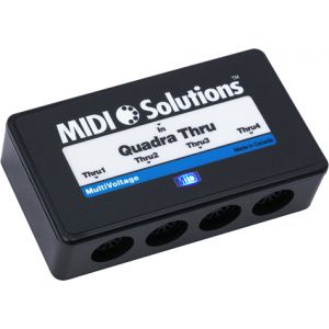 MIDI Solutions- Quadra Thru V2 - poczwórny rozdzielacz midi