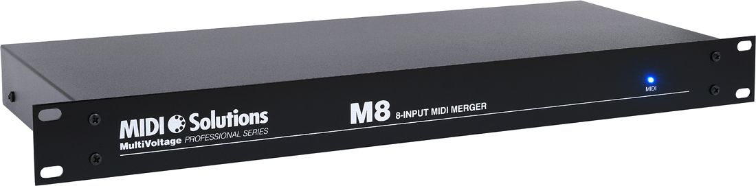 MIDI Solutions- M8-input MIDI Merger MIDI Solutions- M8-input MIDI Merger