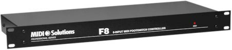 MIDI Solutions- F8 Footswitch / MIDI Converter