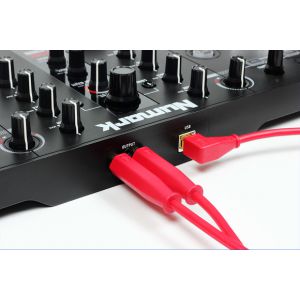 DJ TECHTOOLS- Chroma Cabels Audio RCA-RCA 1,5 m- czerwony