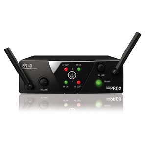 AKG WMS 40 MINI 2 Dual Vocal / Instrument Set US45A/C (660.700-662.300) - zestaw bezprzewodowy