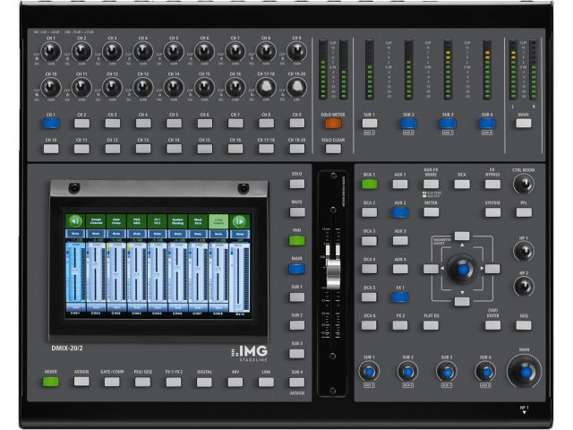 BXB DMIX-20/2 - 20-kanałowy, cyfrowy mikser audio BXB DMIX-20/2 - 20-kanałowy, cyfrowy mikser audio