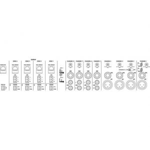 BXB PA-M412 - 4-strefowy wzmacniacz matrycowy PA