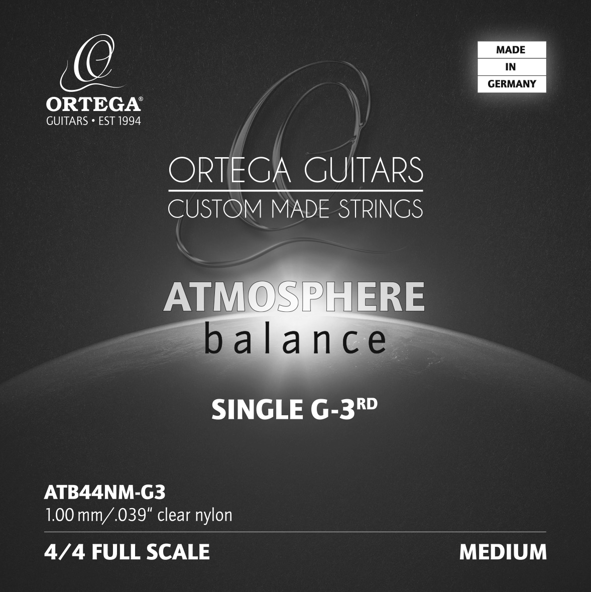 Ortega ATB44NM-G3 - Struna nylonowa do gitary klasycznej