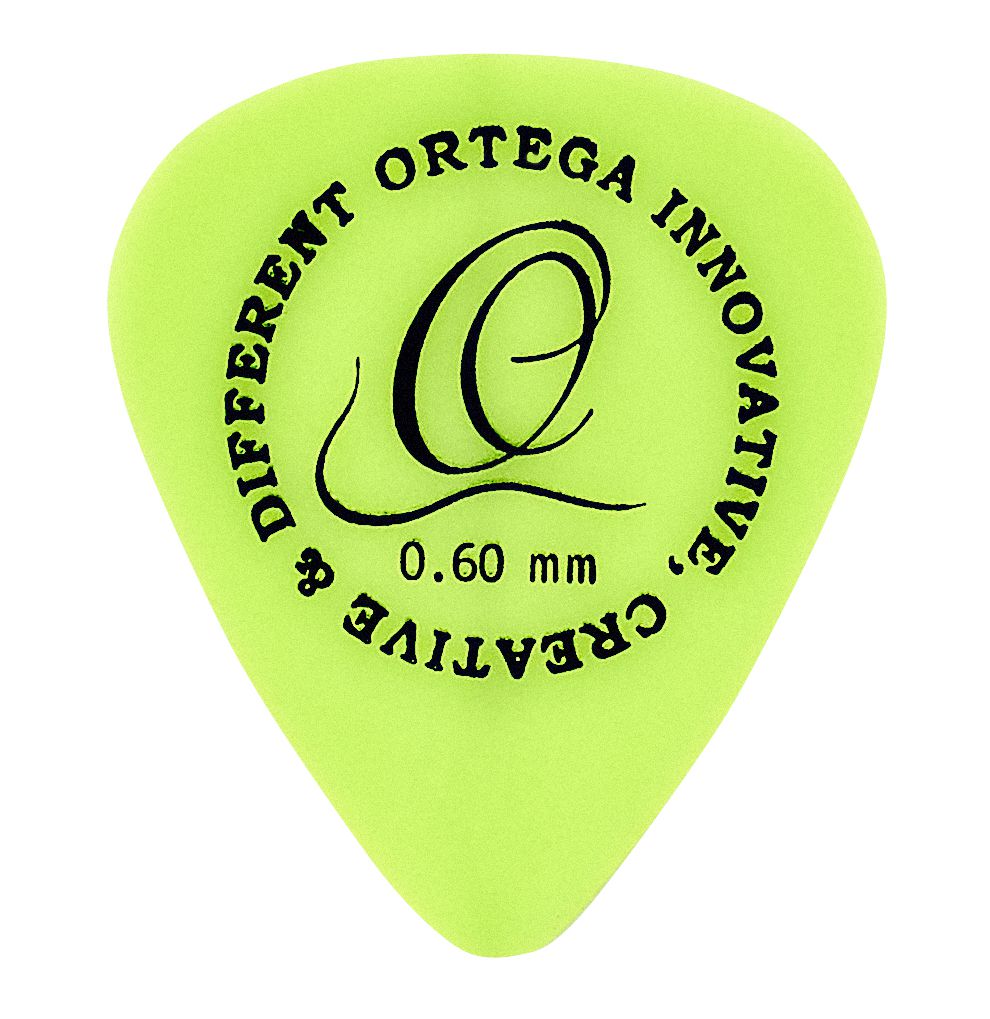 Ortega OGPST12-060 - Zestaw 12 kostek gitarowych
