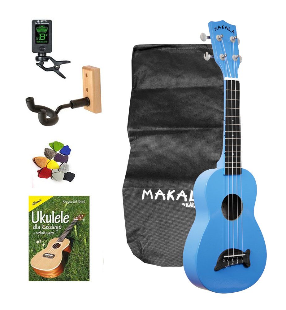 Makala Dolphin MK-SD-LBL - ukulele sopranowe z pokrowcem