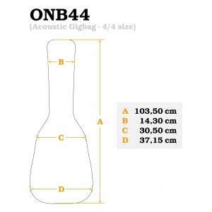 Ortega ONB44 - Pokrowiec na gitarę klasyczną 4/4