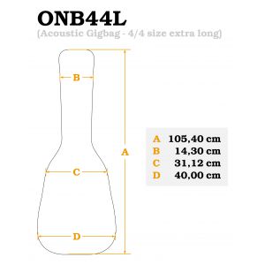 Ortega ONB44L - Pokrowiec na gitarę klasyczną 4/4