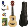 Arrow PB10 NA Natural Bright Top - ukulele sopranowe zestaw