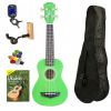 Arrow PB10 GR Soprano Green - ukulele sopranowe zestaw