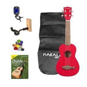 Kala Makala MK-SS/RED - ukulele sopranowe zestaw