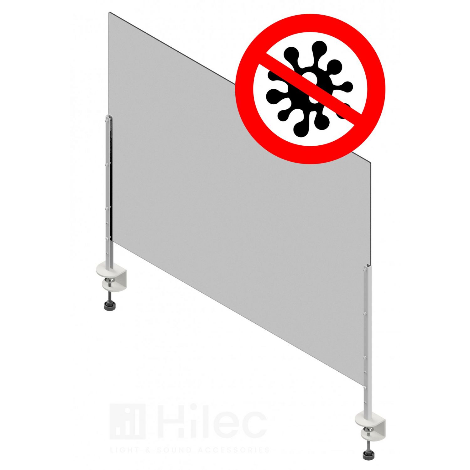 HILEC HEALTH-SCREEN SET 100x75 CLAMP - ekran ochronny