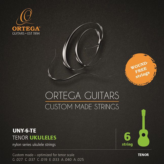 Ortega UNY-6-TE - Zestaw 6 strun do ukulele tenorowego