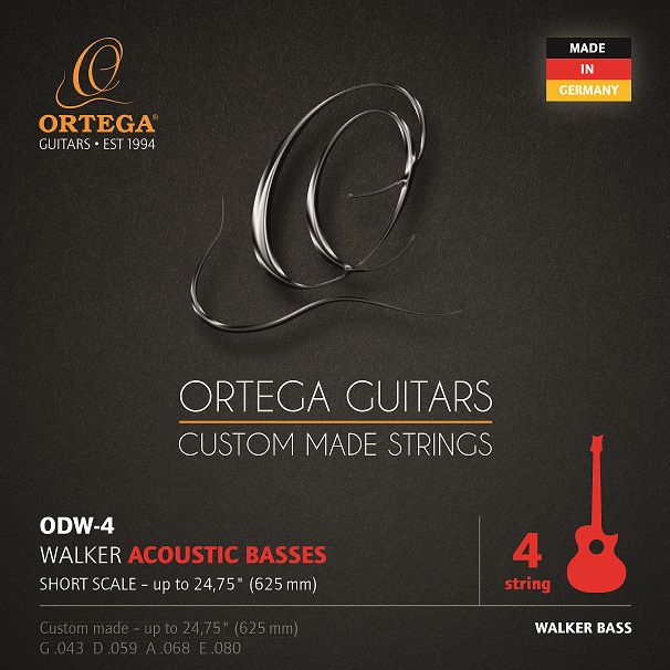Ortega ODW-4 - Zestaw 4 strun do gitary basowej akustycznej