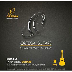 Ortega OCTA-8E8 - Struna do gitary