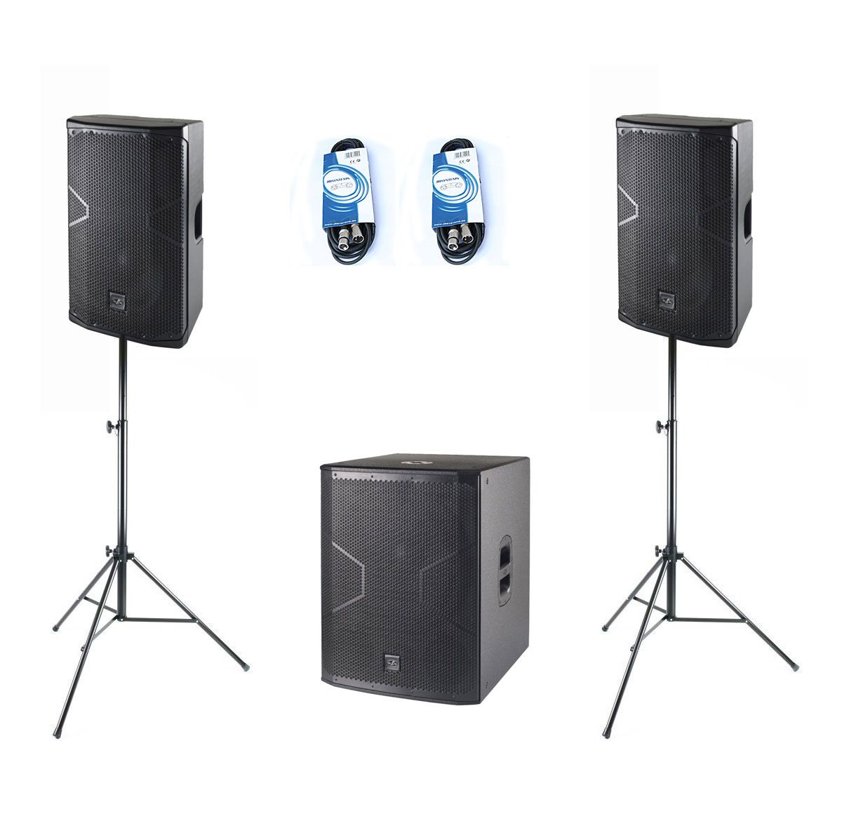 Das Audio 2x Altea 412a + ALTEA-718A - aktywny zestaw nagłośnieniowy