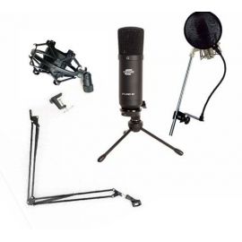Crono Studio 101 XLR BK mikrofon wielkomembranowy zestaw
