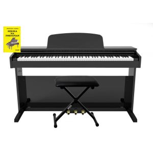 Ringway RP220 RW PVC - pianino cyfrowe + ława + książka