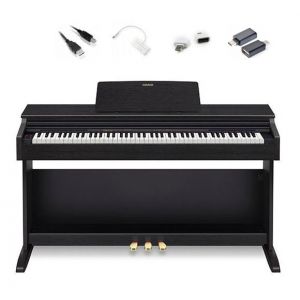 Casio AP-270 BK - pianino cyfrowe + adaptery do iOS / Android do Chordana Play