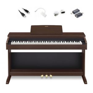 Casio AP-270 BN - pianino cyfrowe + adaptery do iOS / Android do Chordana Play